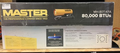 Master MH-80T-KFA Air Heater - Black/Yellow for sale online | eBay