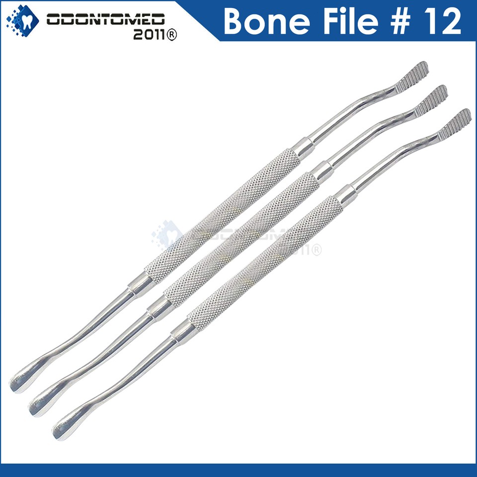 12 Bone File #10 Surgical Dental Dentist Medica Instruments | eBay