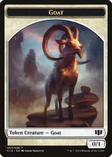 Goat Goblin 1x TOKEN MtG ENGLISH Commander 2014 SP/NM