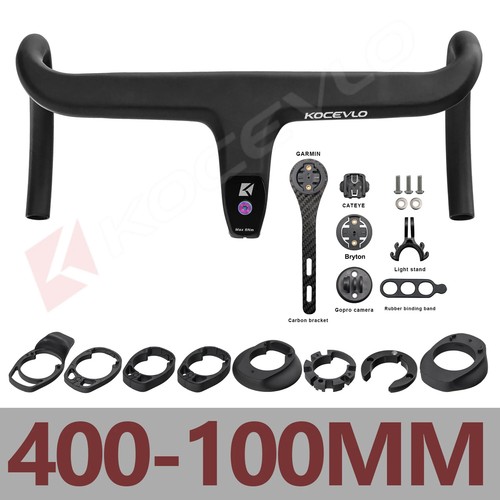 Road Bike Full Carbon Fiber Stem Integrated Handlebar with Spacers Cycling Parts - Bild 24 von 48
