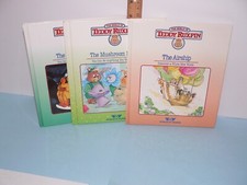 Lot X 3 Teddy Ruxpin WOW Vtg BOOKS ONLY Mushroom Forest Missing Princess Airship