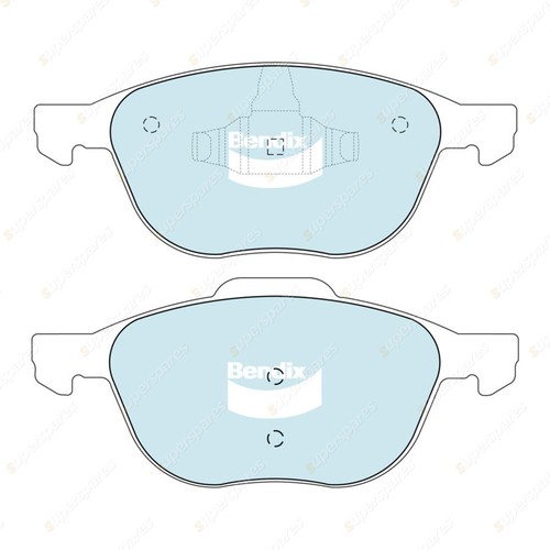 8Pcs Bendix GCT Brake Pads Set for Ford Focus LZ LW LV LS LT Kuga TF 1.5 1.6 2.0 - Picture 2 of 3