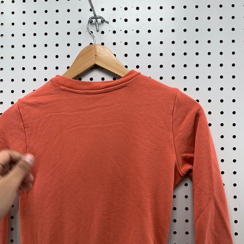 Adidas Original Tre foil Sweatshirt Youth Small Coral Long Sleeve Pullover - Picture 13 of 13