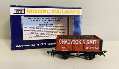 DAPOL CHADWICK & SMITH COLWYN BAY 7 PLANK OPEN WAGON 5 LIMITED EDITION