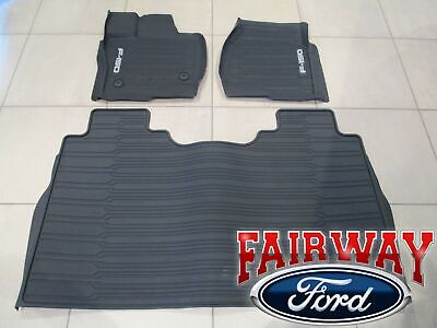 20 thru 22 Explorer OEM Genuine Ford Tray Style Molded Floor Mat Set 4-pc NEW