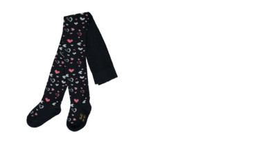 Steiff Tights, Dark Blue Patterned Size 110/116