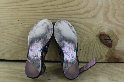 Scarpe Irregolari Scelta Donna 40 Disney Lilo e Stitch Sandali Glitter Fibbia - Foto 7 di 8