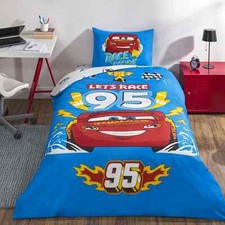 Official Disney Cars McQueen Single Duvet Cover Set Tac Licensed 100 Cotton