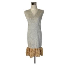 Dolce&Gabbana Women M D&G Tiered Ruffle Autumn Knit Dress Figure-Flattering Used
