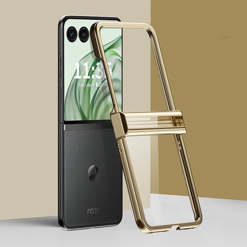 3in1 Clear Plating Hard Phone Cover For Motorola Razr+ Plus 2025 2024 2023 Case - 第 9/15 張圖片