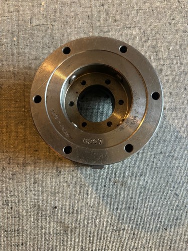 4" YUASA 3-BACKEN ACCU-SPANNFUTTER, 585-004, I.D. & O.D. KIEFER, 1,26" I.D., BOCK, SCHÖN! - Bild 4 von 5