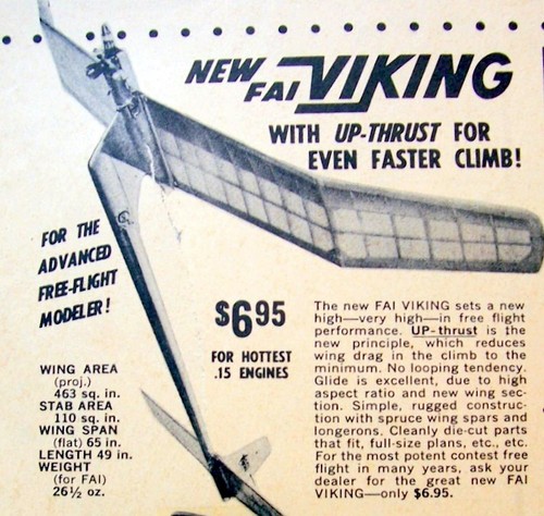 Carl Goldberg's VIKING .15 PLAN + CONSTRUCTION ARTICLE 65" FF Model Airplane - Picture 4 of 5