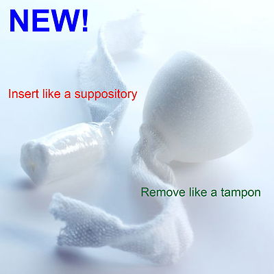 (2) Small Complete Maximum Overnight Heavy Incontinence Emergency Diaper  Plug