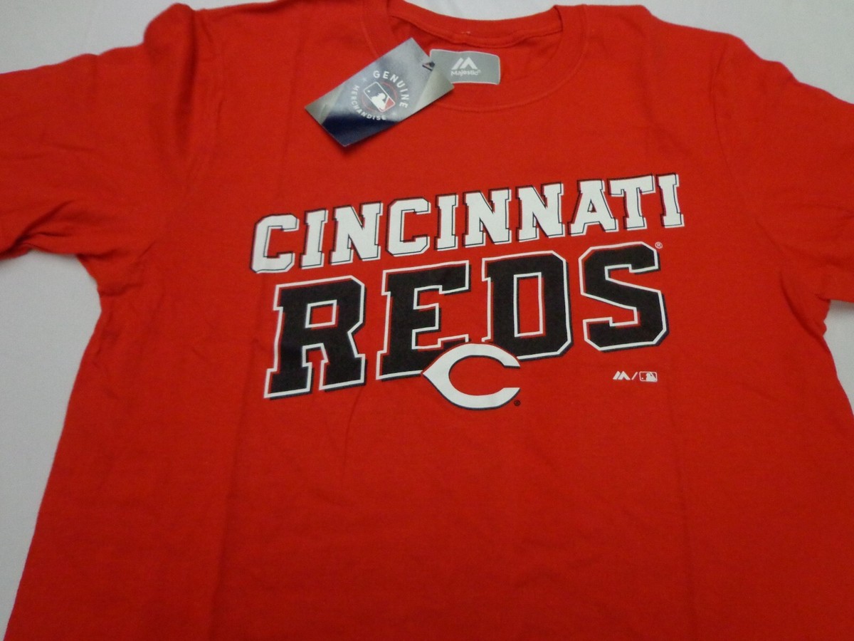 Cincinnati Reds Majestic T-Shirt Size Medium MLB Baseball NEW