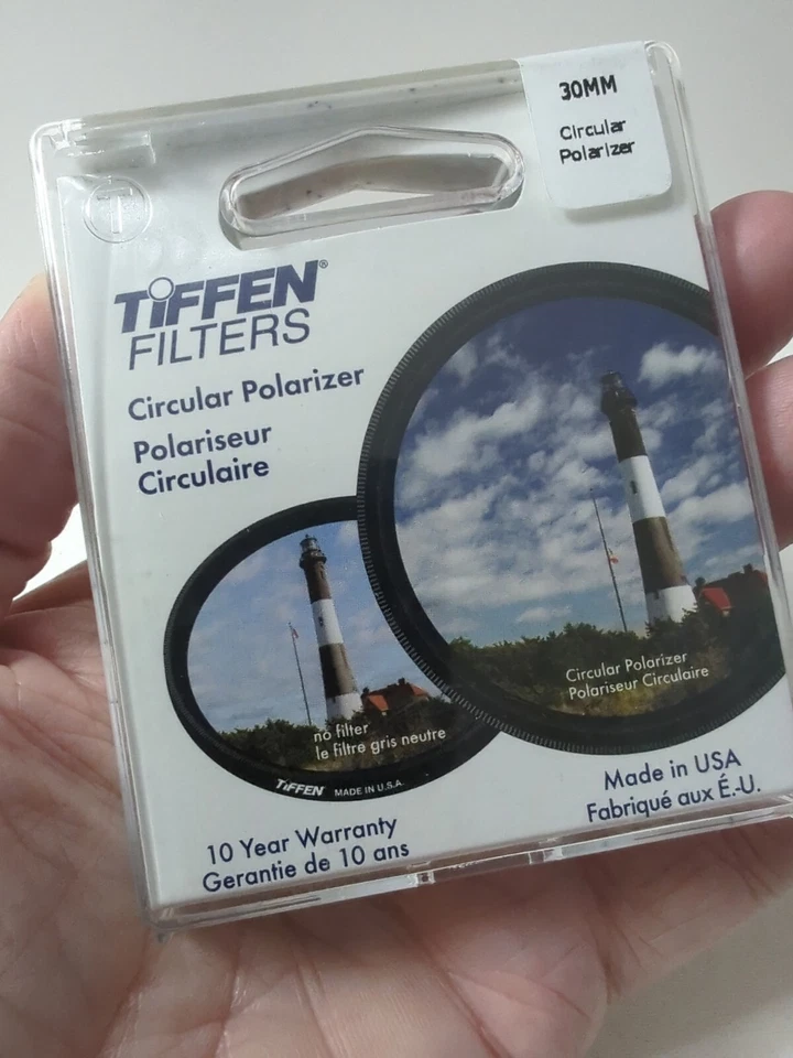 Tiffen Filters Lens 30mm Circular Polarizer Made In The USA New Never Used  - Image 2 of 4