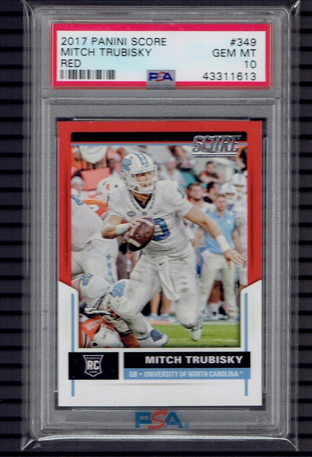 Mitchell Trubisky Panini Score #349 Red