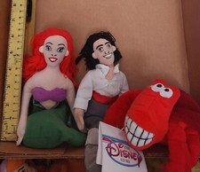 Disney Store '90s Ariel  Eric Plush Beanie