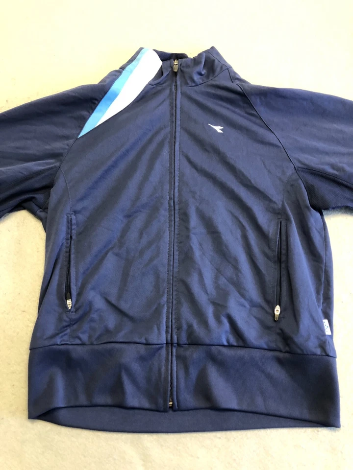 Толстовка Diadora детский размер средний молодежная вязаная спортивная куртка на молнии - Изображение 2 из 4