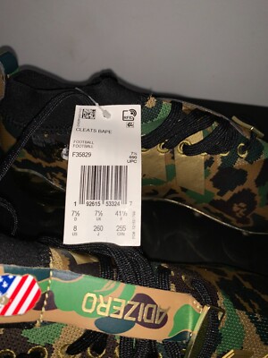 BAPE x adidas Football Cleats Camo Men display picture 3