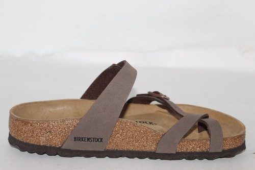 Birkenstock Unisex Mayari Taupe Birkibuc Sandal Size M(5) W(7) (38) | eBay