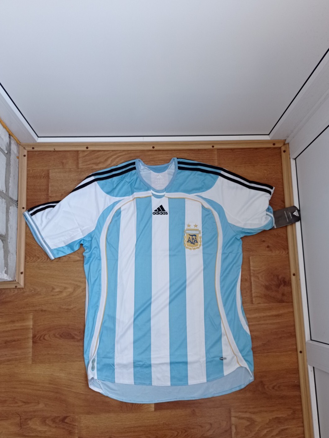 ARGENTINA 2004 2005 2006 FOOTBALL SHIRT SOCCER JERSEY ADIDAS XL block core