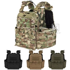 KRYDEX CPC Plate Carrier Tactical Heavy Duty MOLLE Vest Mag Pouch Size Medium