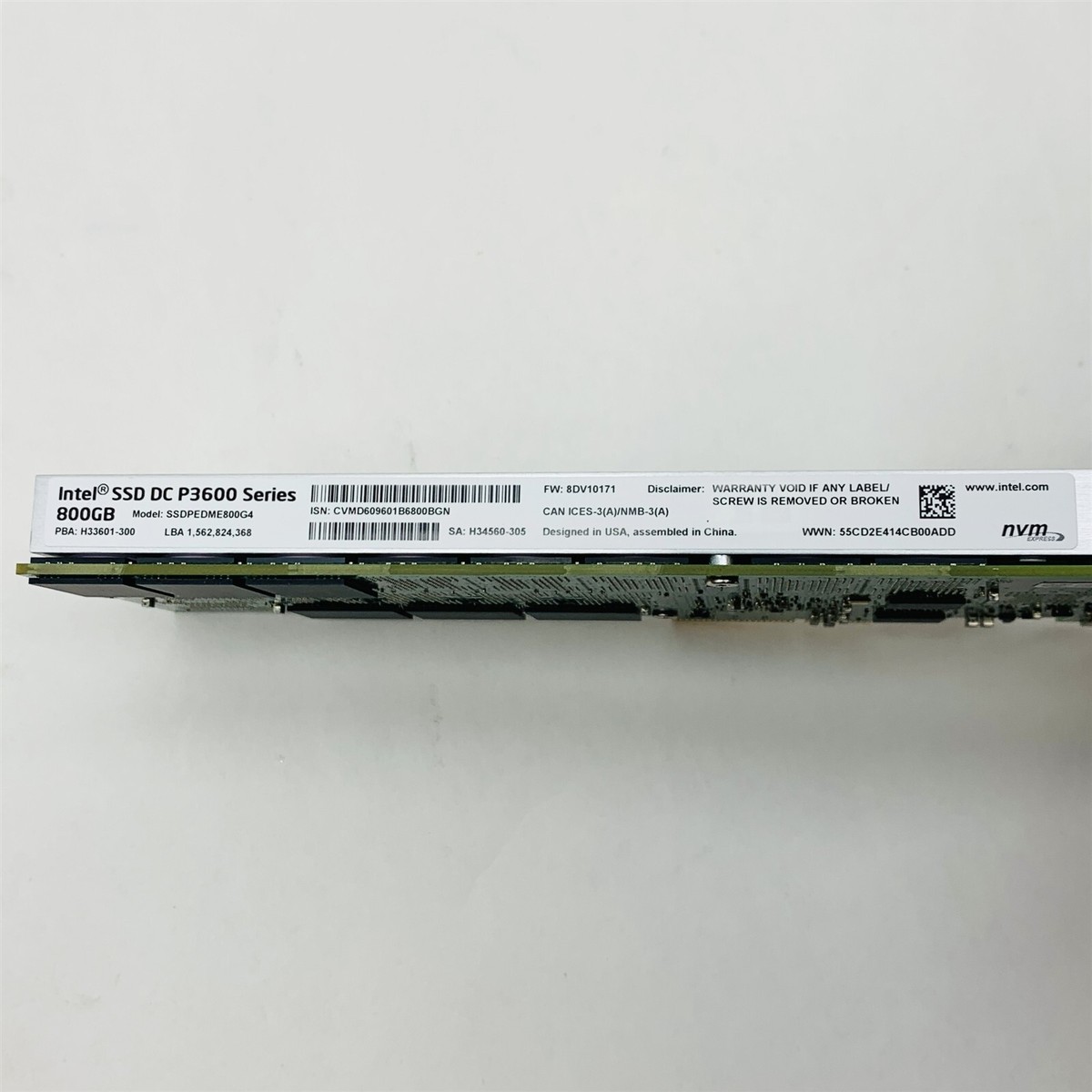 Intel SSD DC D3600 Series 800GB PCIe カード Intel SSD DC D3600 Series 800GB PCIe カード - 内蔵型SSD公式