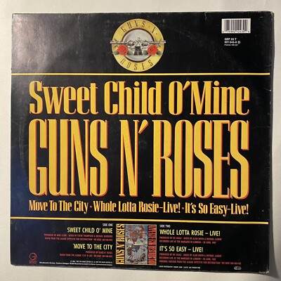 Guns N' Roses /Sweet Child ~【7インチＳ 日本盤】 GUNS N' ROSES ‎/ SWEET CHILD O' MINE [7inch - ]：70'S ROCK