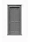 Tichy Trains 8032 HO Scale Doors pkg(6) -- 4-Panel, Scale 30 x 80" 76.2 x 203cm