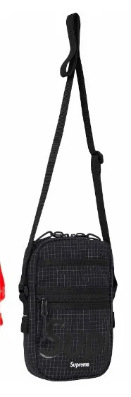 Sac bandoulière/côté Supreme noir SS24 neuf 2024