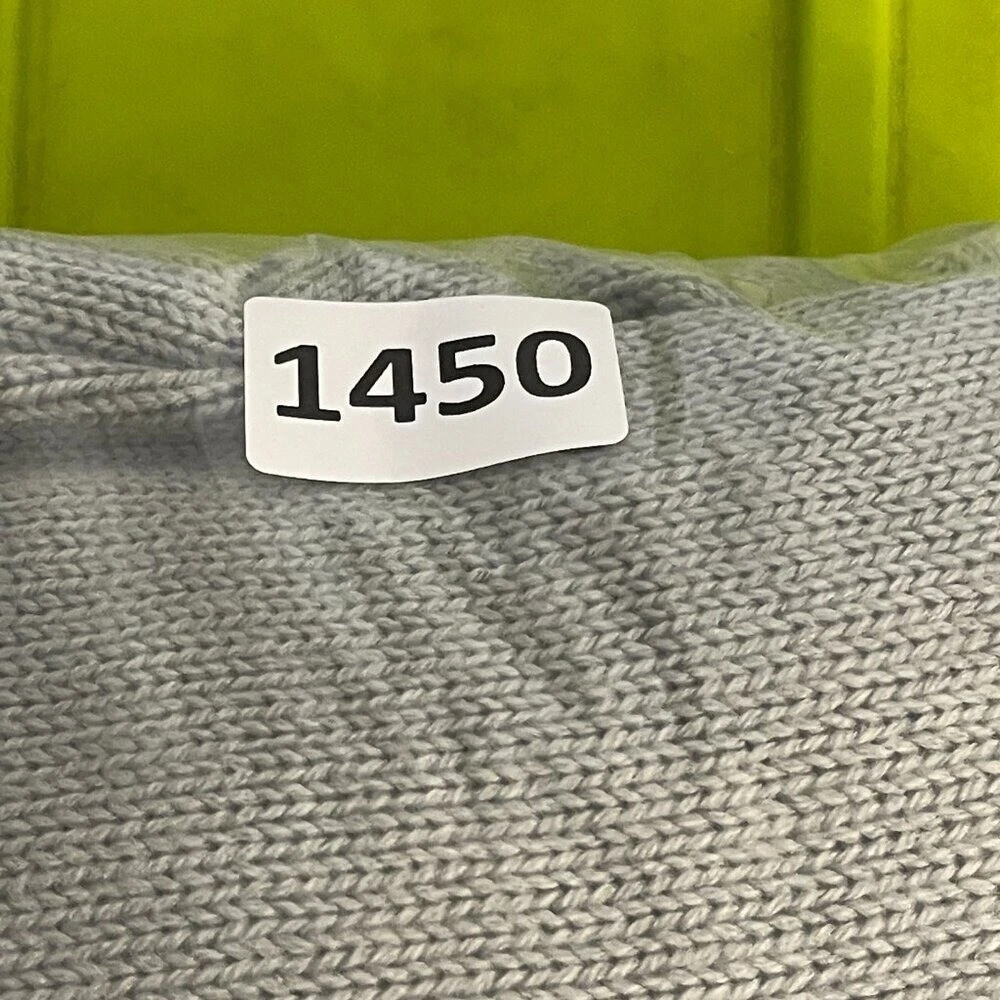 Derek Heart Womens Christmas Ugly Sweater Pullover Snowflakes L Gray Ribbed