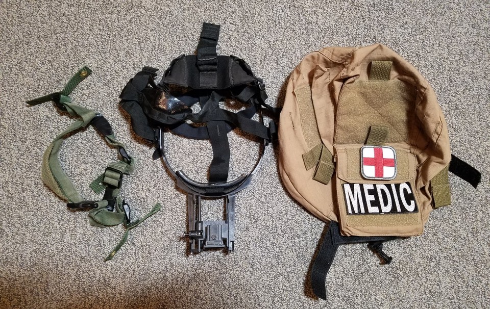 PMC Iraq contractor OIF Combat Grouping Spray Painted Gear Mods SEAL ...