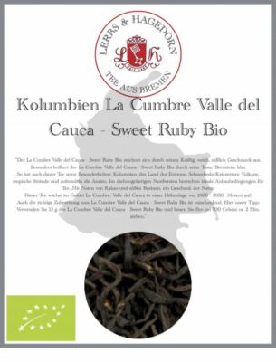 Kolumbien La Cumbre Valle del Cauca - Sweet Ruby Bio 1 KG
