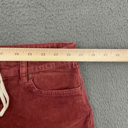 Billabong Shorts Womens Size 26 Red Corduroy Raw Hem Grunge Surfer Beach Casual - Picture 2 of 8