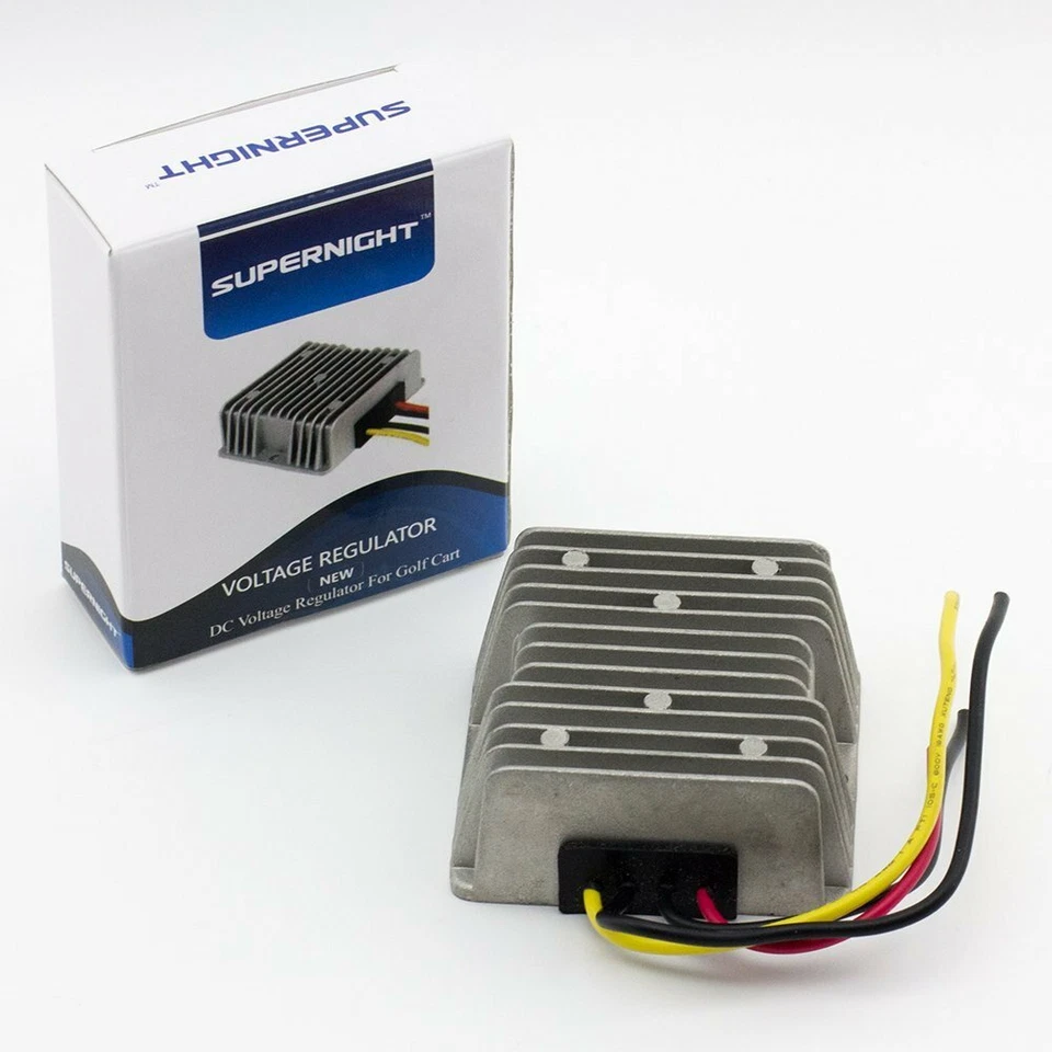 Convertidor 20A 240W para carro de golf DC 24V a DC 12V regulador de voltaje impermeable Foto 2 de 4