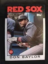 1986 Topps Traded #6T Don Baylor -Boston Red Sox