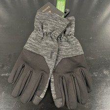 Igloos Men's Pro-Text Touchscreen Black/Gray Gloves Size L/XL MG054 New