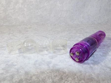 Dr Berman Athena Mini Massager Powerful 4 Silicone Attachments Waterproof