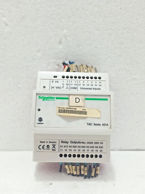 Schneider Tac Xenta 421A Universal Eingänge & Relais Leistung Modul 0-073-0245-0