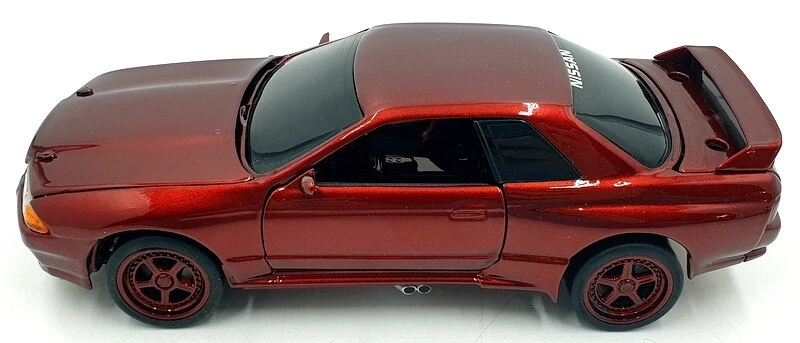 Kyosho 1/18 Scale Diecast DC26123U - Nissan Skyline GTR - Metallic Red - Image 3 of 4