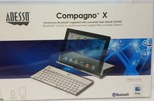 Adesso Compagno Bluetooth Ultra Thin Mini Keyboard for iPads iPhones Windows 8