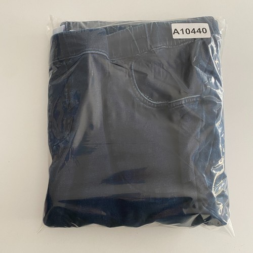 Quacker Factory Regular DreamJeannes Pull-On Snap Bottom Leggings Size XL Blue - Picture 11 of 11