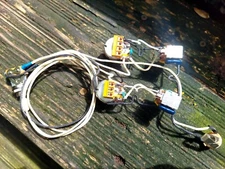 Gibson Solderless Firebird Wiring Harness Bourns 500k 2 Push Pulls Coil Split 