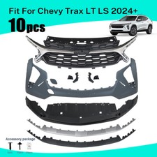 Front Bumper Cover Grille Assembly Kit Complete For Chevy Trax Ls Lt 2024-2026