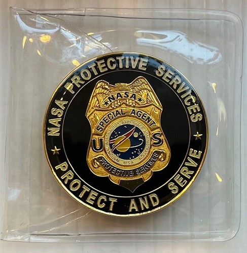 NASA Protective Services Special Agent Challenge Coin Neu - Bild 2 von 2
