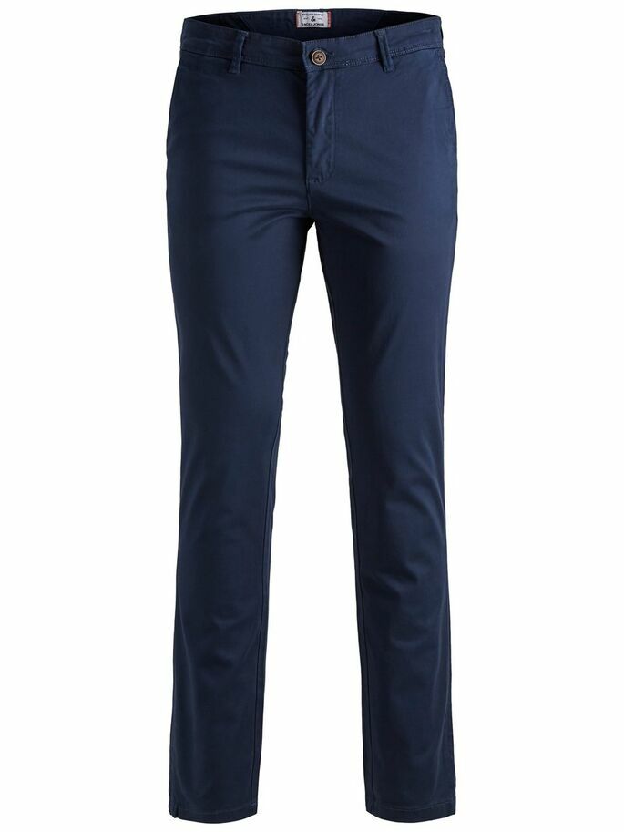 JACK AND JONES MARCO BOWIE SA NAVY BLAZER SLIM FIT CHINOS