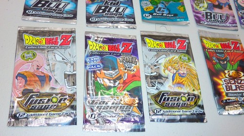 Dragonball Z Empty Card Packs -Vintage Cell Games, BUU, KID BUU, FUSION, Senzu - Picture 8 of 9
