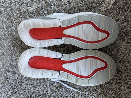 NIKE Air Max 270 bianco habanero rosso 44 US 10 UK 9 CD7338 100 NUOVO - Foto 5 di 8