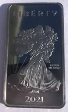Rare 1 TROY OUNCE/OZ .999 Pure Molybdenum (Mo) Metal Walking Liberty Bar