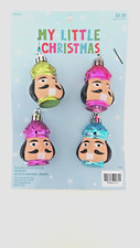 Metallic Nutcracker Head Ornaments - 4 Count Brand: My Little Christmas